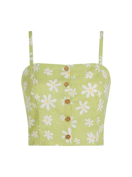 O'NEILL Top verde pastel / verde deschis / portocaliu deschis alb