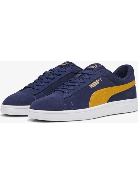 Trampki Puma Smash w kolorze niebiesko-żółtym 37 niebieskie