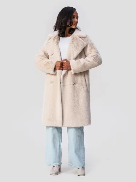 Шуба Viva Wear бежевая