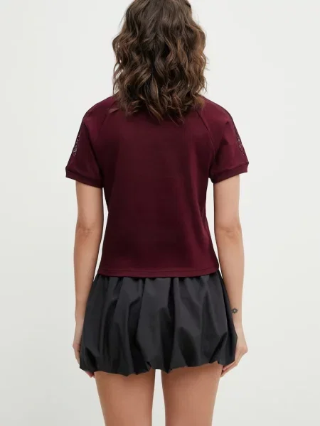 KOSZULKA LACE CALI bordowa