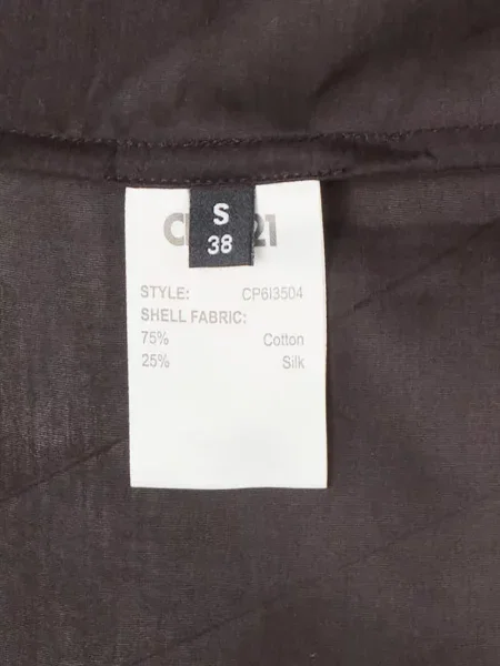 Top Club21 Collection de mătase drapat maro