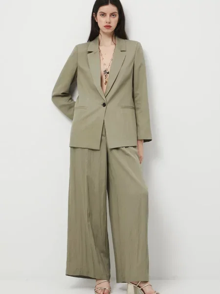 Піджак Medicine однобортний однотонний зелений