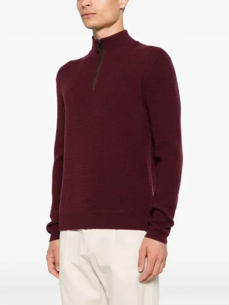 Pulover Canali tricotate violet