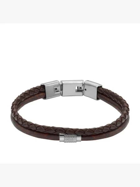FOSSIL Karkötő sötét / ezüst barna