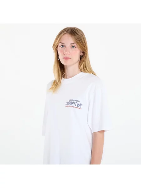 Carhartt WIP S/S Arcan T-Shirt Mężczyźni Koszulki Carhartt WIP Size: M biały