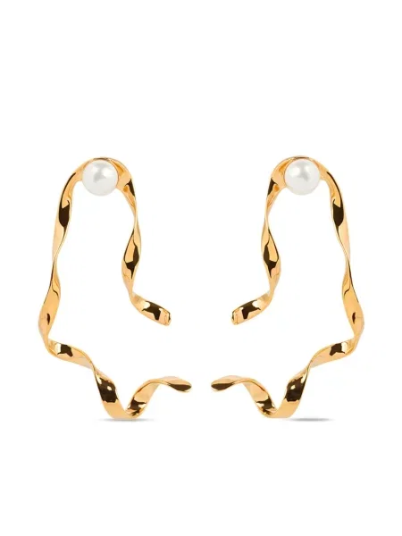 Kolczyki Dries Van Noten złote