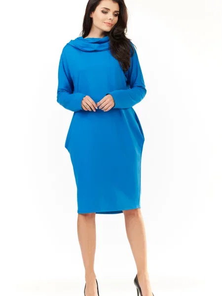 Рокля Infinite You синьо