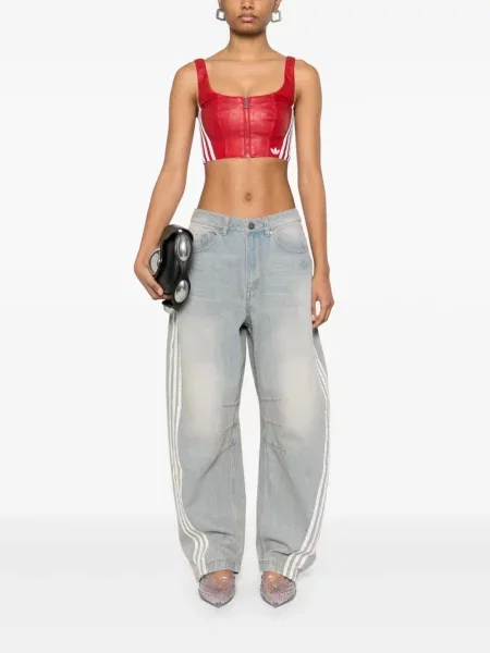 Ochelari de soare Adidas cu dungi alb