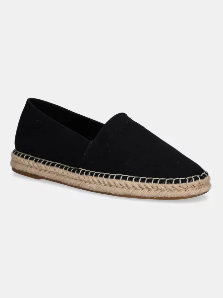 Espadrile Calvin Klein ESPADRILLE CV LOGO črna