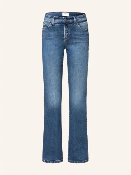 Cambio Jeansy Flare Paris blau niebieskie