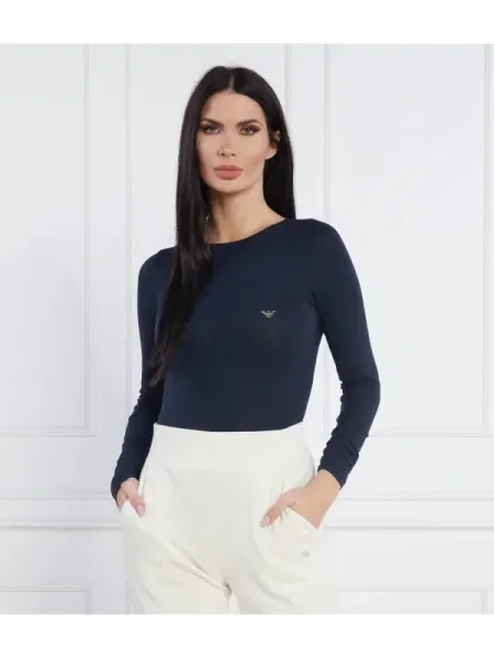 Pizsama Emporio Armani kék