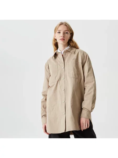 Lacoste куртка коричнева