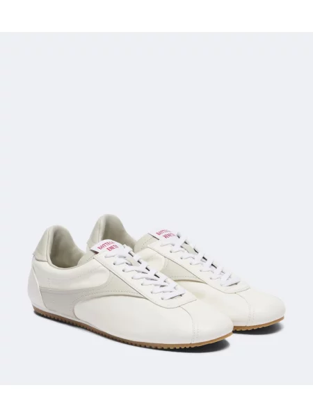 Sneakerși Bottega Veneta din piele alb