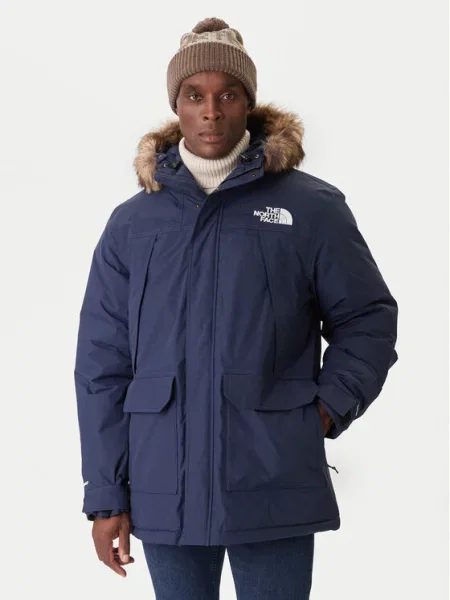 The North Face Pūkinė striukė McMurdo Tamsiai mėlyna