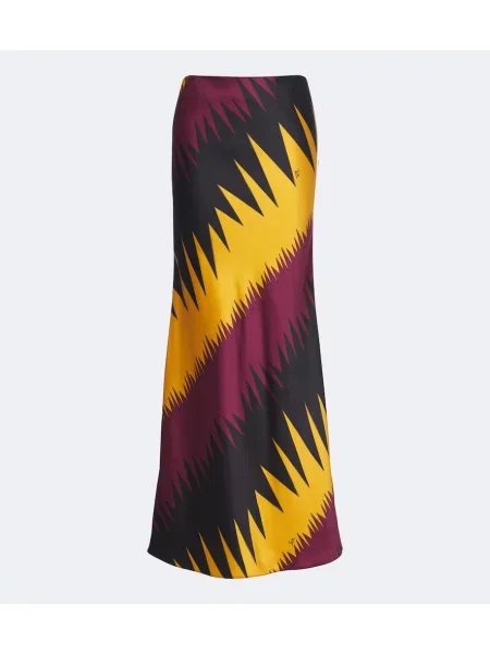 Satynowa spódnica maxi Pucci