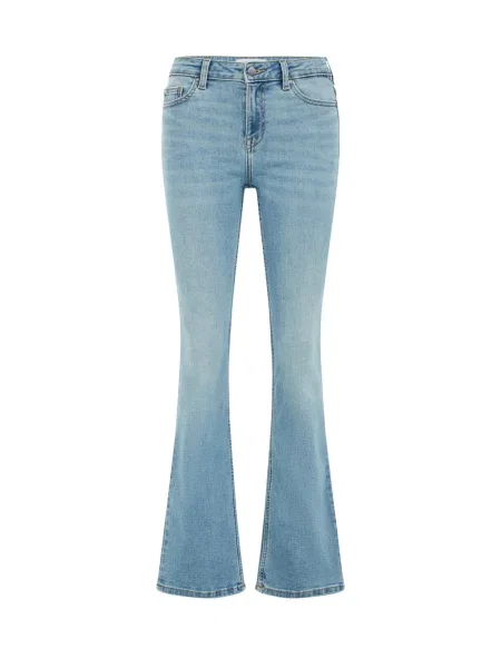 WE Fashion Jeans deschis albastru