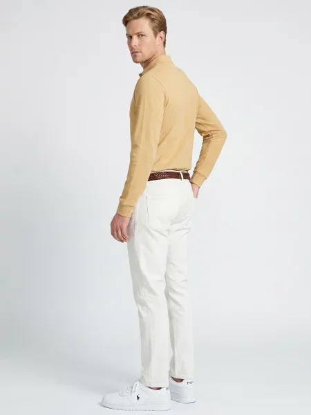 Polokošeľa Polo Ralph Lauren so sieťovinou béžová
