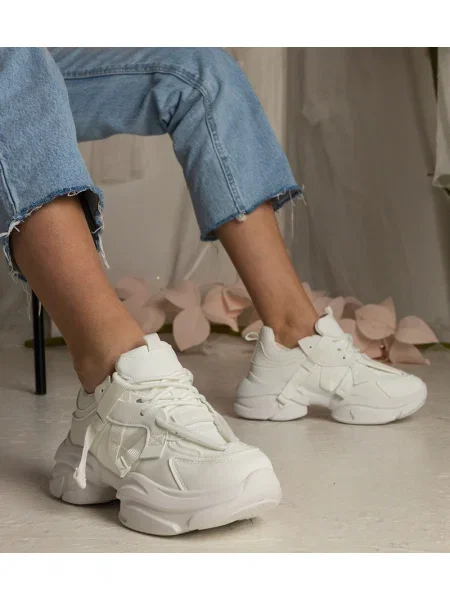 Sneakerși Gemre alb