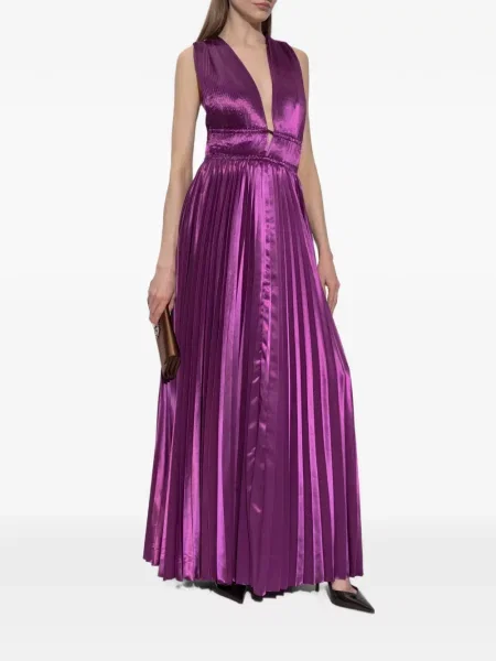 Rochie maxi Ulla Johnson din satin violet