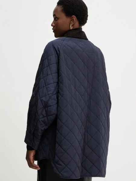 Weekend Max Mara rövid kabát PEPATO sötétkék átmeneti oversize