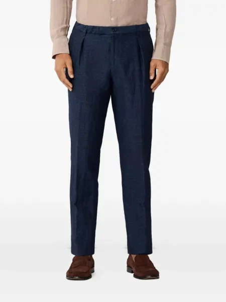Pantaloni Hackett London melange albastru