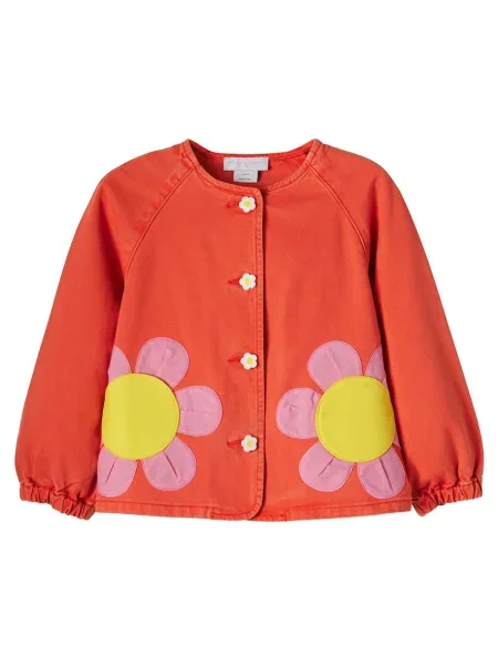 Gyerek farmer dzseki Stella Mccartney narancsszínű