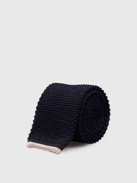 Шелковый галстук Brunello Cucinelli синий