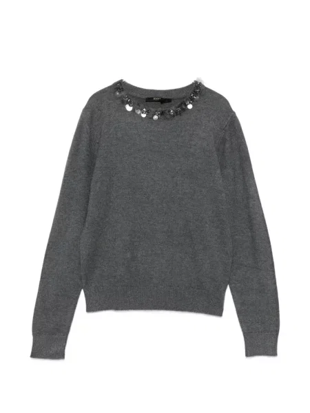 Pulover Seventy cu paiete gri