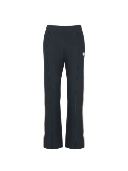 Pantaloni Casablanca cu dungi alergare albastru