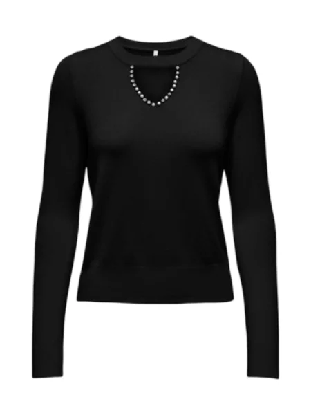 ONLY Pulover ONLVENICE / argintiu negru