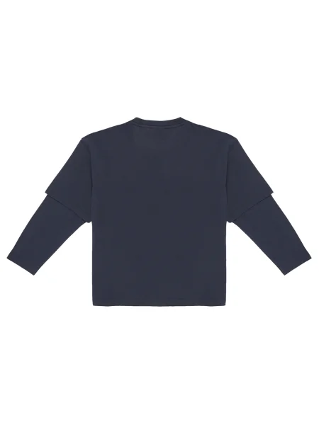 Tricou copii Emporio Armani Ea7 albastru