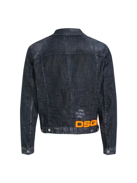 Kurtka jeansowa Dsquared2 szara