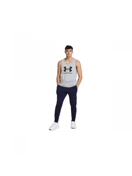 Bežecké froté nohavice Under Armour modrá