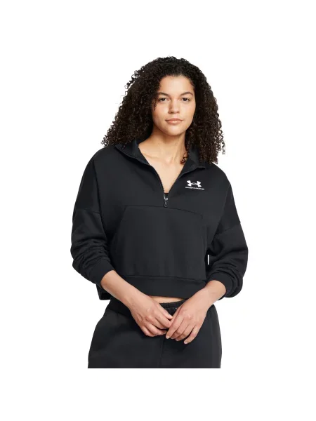 Флийс меланжов полар Under Armour с принт черно