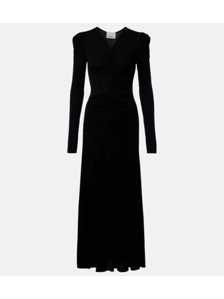 Rochie midi Isabel Marant până la genunchi de costum negru