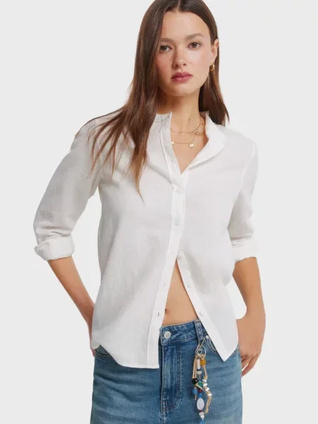 Лляна сорочка Springfield біла