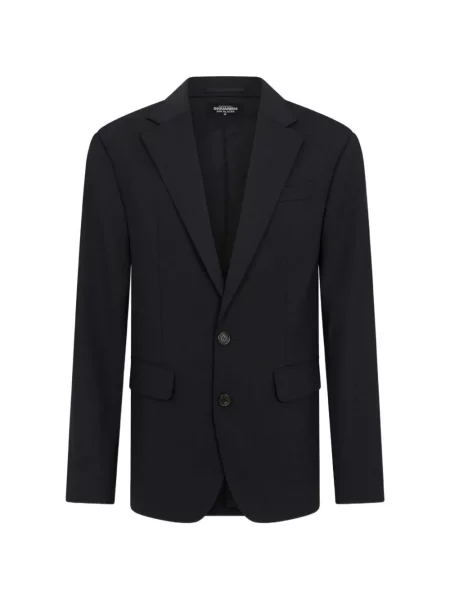 Geacă Dsquared2 de lână negru