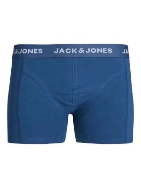 JACK & JONES Boxerky Kex tmavomodrá / tmavozelená / oranžová / biela
