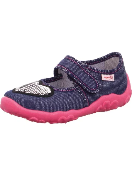 SUPERFIT Papuci de casă Bonny bleumarin / roz negru