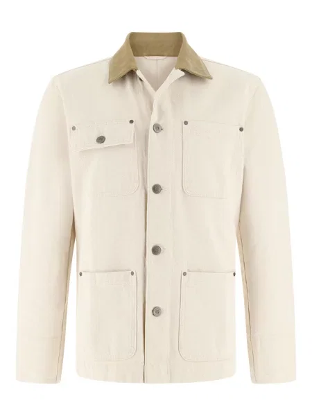 Boggi Milano Přechodná bunda krémová khaki