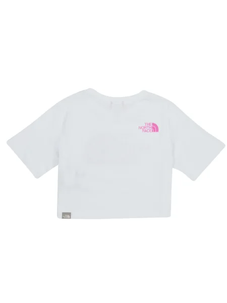 Tricou copii The North Face alb