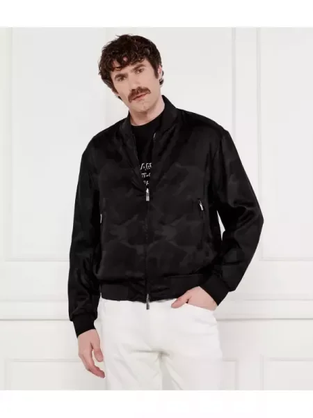 Armani Exchange Cu două fețe geacă bomber negru
