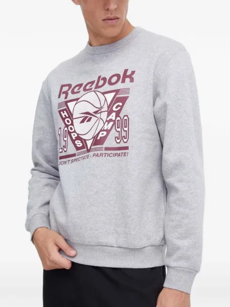 Hanorac Reebok cu imagine gri