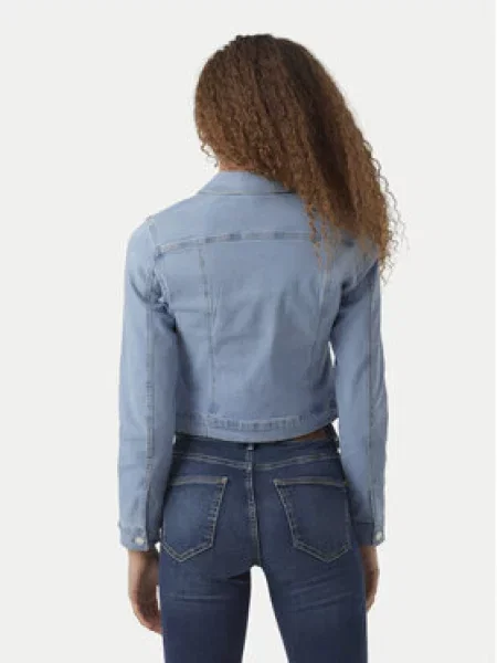 Vero Moda Džinsinė striukė Luna Žydra mėlyna