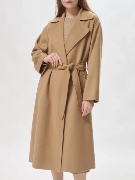 Пальто Weekend Max Mara бежевое