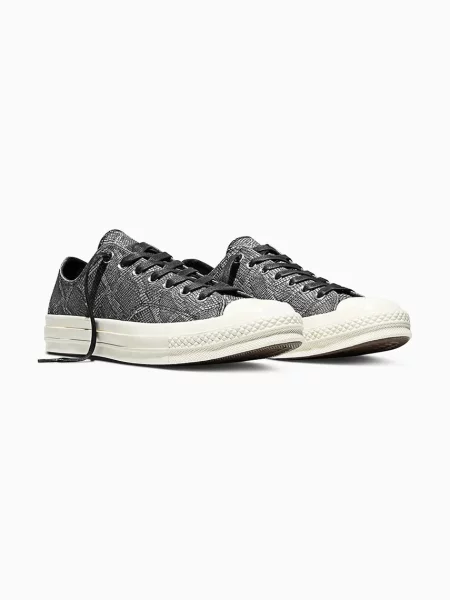 Δερμάτινα ελαφριά παπούτσια Converse Chuck 70 μαύρο
