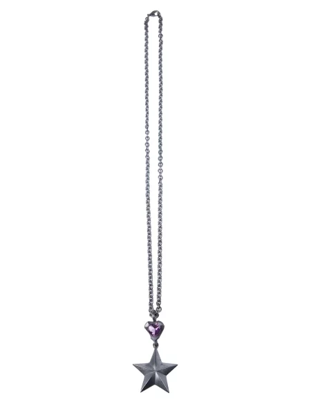 Colier Franz Marfurt Lucerne cu motiv cu inimi gri