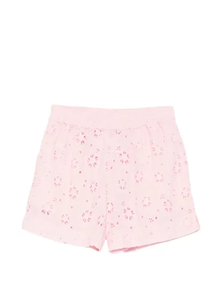 Pantaloni scurți Mc2 Saint Barth cu broderie roz