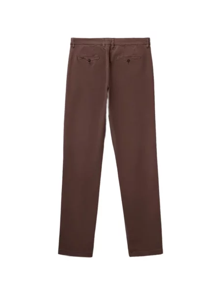 Pantaloni chino Benetton maro
