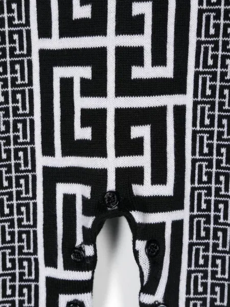 Piżama dziecięca Balmain czarna